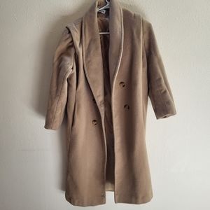 Wool coat camel